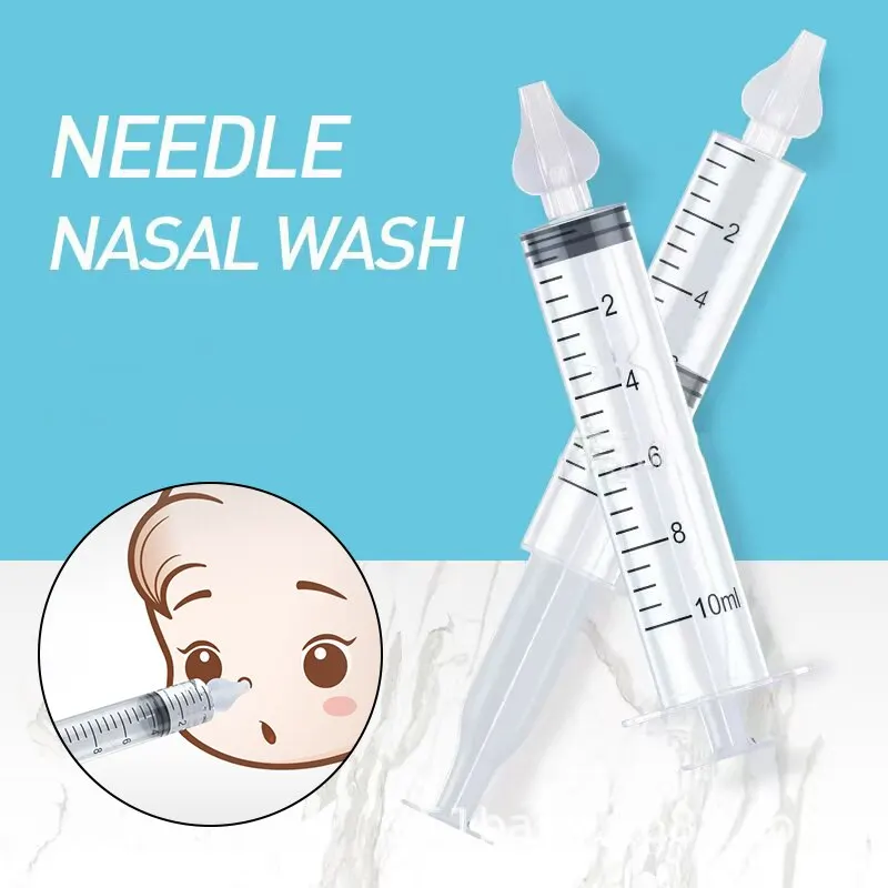Aspirateur nasal en antarctique pour bébé, 2 pièces, 10ml, lavage de seringues, outils de soins