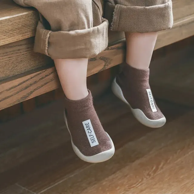 Meckior bébé premières chaussettes chaussures enfant en bas âge marcheur infantile garçons filles en caoutchouc semelle souple sol pieds nus bébé chaussures décontractées chaussons en tricot – Image 2