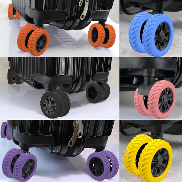Roues de Valise Universelles en Silicone, 8 Pièces, Chariots de Degré d'Usure, Roulette pour Valise – Image 4