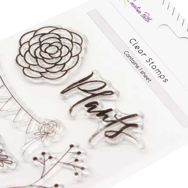Creative Path Clear Stamps Seal Transparent Silicone Garden Reusable DIY Crafts Scrapbooking Cardmaking Journaling Decorations – Image 4