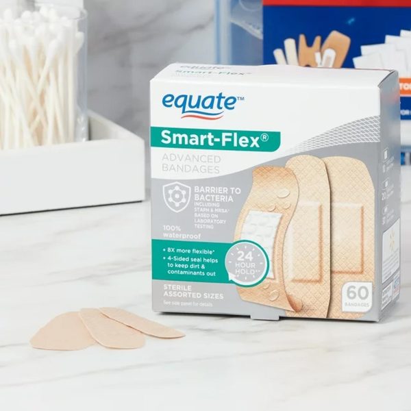 Equate Smart-Flex Advanced Bandages, 60 Count – Image 2