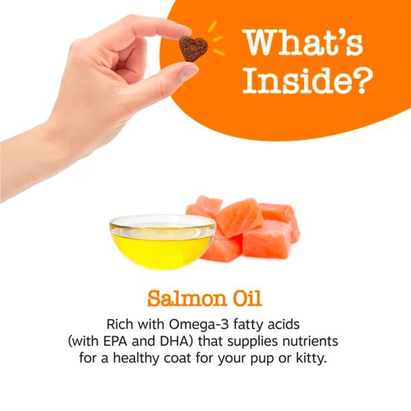 Zesty Paws Pure Wild Alaskan Salmon Oil Liquid Food Supplement for Dogs or Cats, 8 fl oz, Skin Care – Image 2