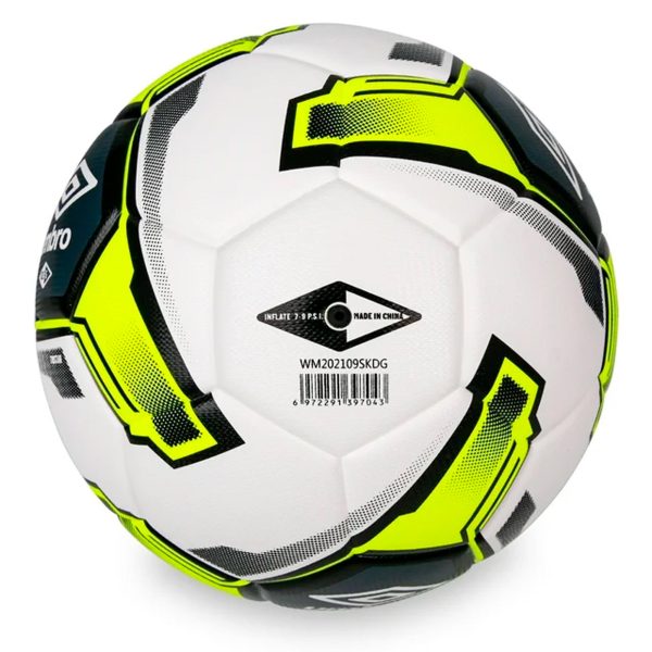 Umbro Tristar Size 4 Youth and Beginner Soccer Ball, White_Black_Yellow – Image 2