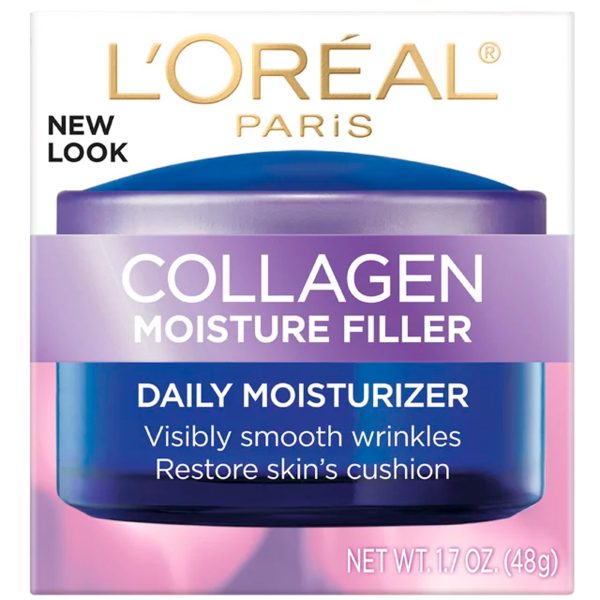 L'Oreal Paris Collagen Moisture Filler Day Night Cream, 1.7 oz – Image 2